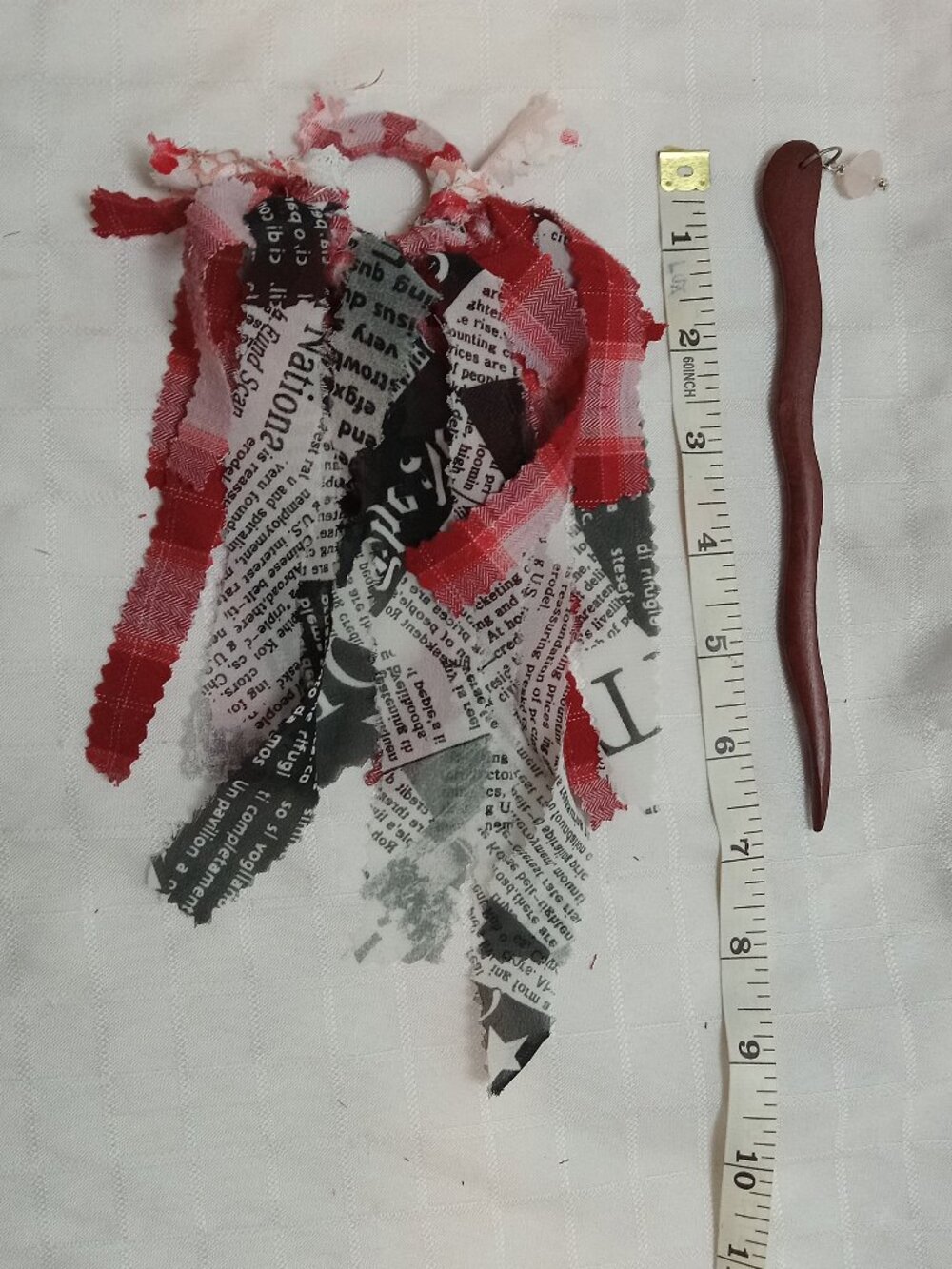 Round dreads or hair wrap/boho bun extension/Hair clip/Hair atebas & pic - Picture 2 of 6